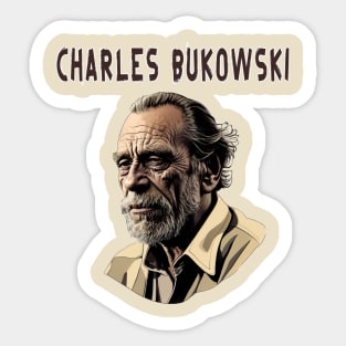 Charles Bukowski Sticker